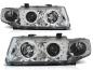 Preview: Scheinwerfer Angel Eyes für Seat Leon 1M / Toledo 1M Bj. 99-06 Chrom